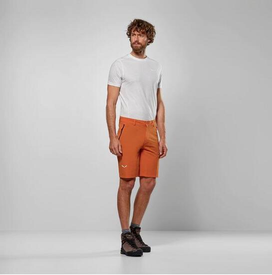 Shorts - Randonnée - Hommes - Confort, Résistant, Modèle Talveno - Orange