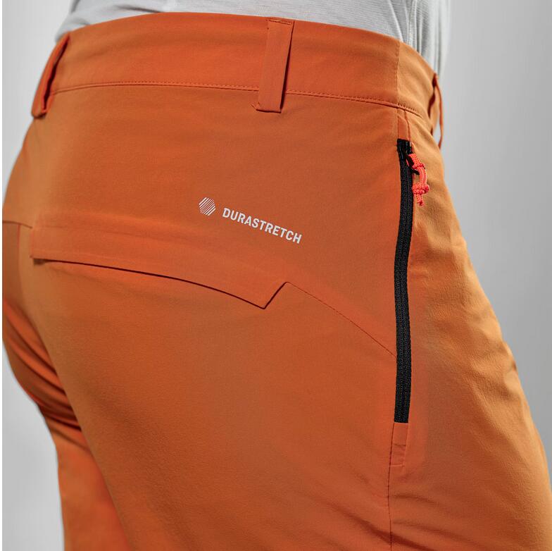 Shorts - Randonnée - Hommes - Confort, Résistant, Modèle Talveno - Orange 4/5