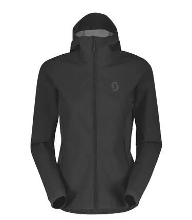 Veste - montagne - femme - respirante, hydrofuge - explorair hybrid lt - noir
