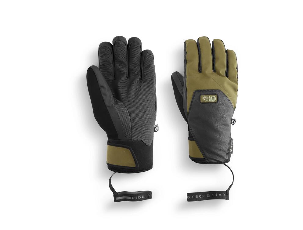 Gants - montagne - hommes - imperméables - pioneer - vert 3/5