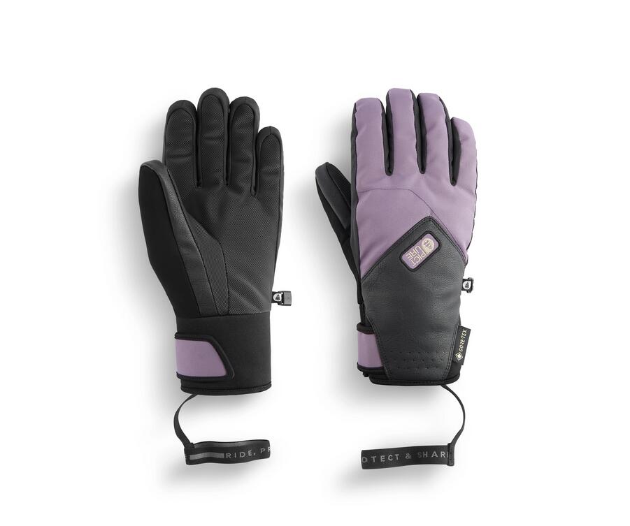 Gants - imperméables coupe-vent tactiles - pioneer - violet 2/4