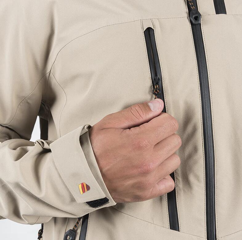Veste - randonnée - imperméable 3couches - horizon feroce - kaki 5/5