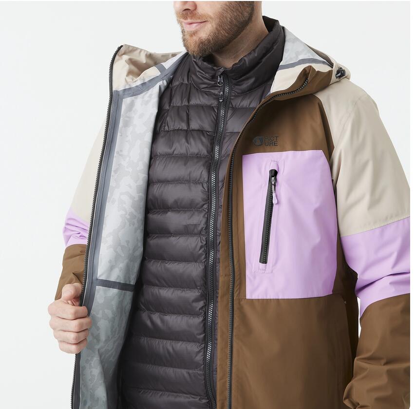 Veste protection, rando, étanche, abstral 2.5, camel 5/5