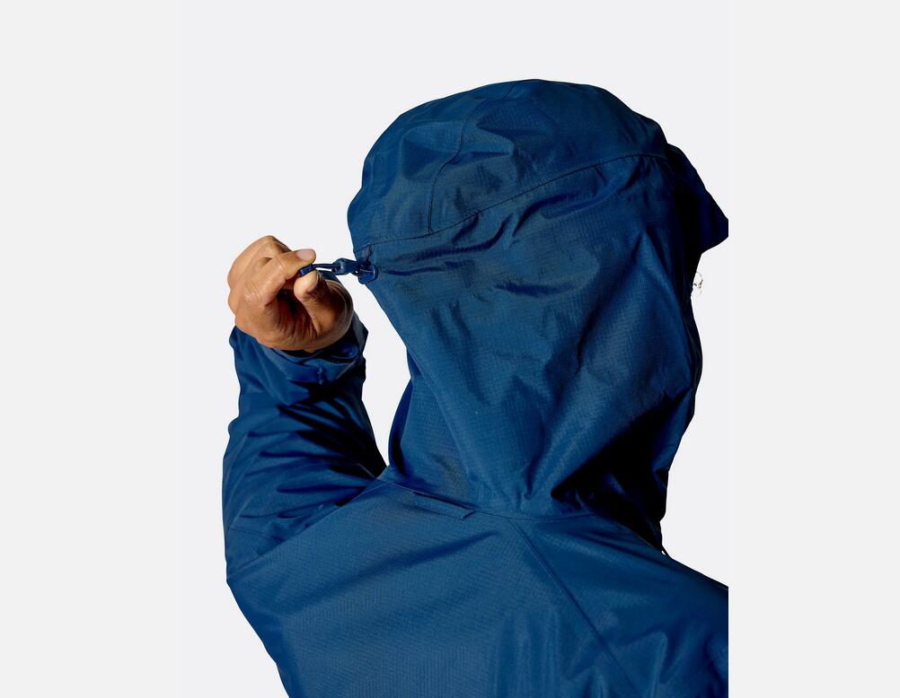 Veste imperméable - montagne - femme - firewall - marine 5/5
