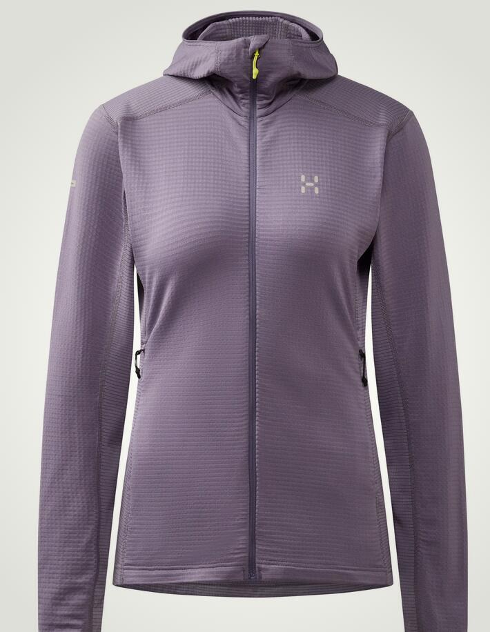 Polaire - randonnée - femmes - capuche - l.i.m mid - violet 5/5
