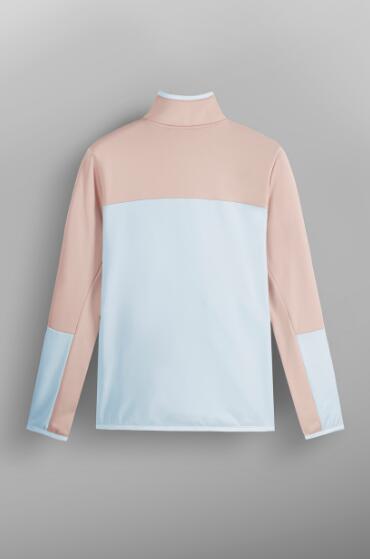 Polaire - Outdoor - Femme - Front zip, Polartec Power Stretch - Rommana - Rose 2/3