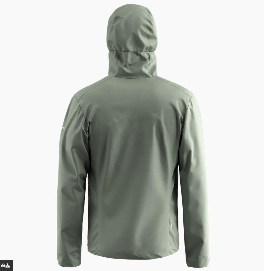 Veste - Randonnée - Homme - Imperméable, Respirante, Légère - Puez Aqua - Vert 2/3