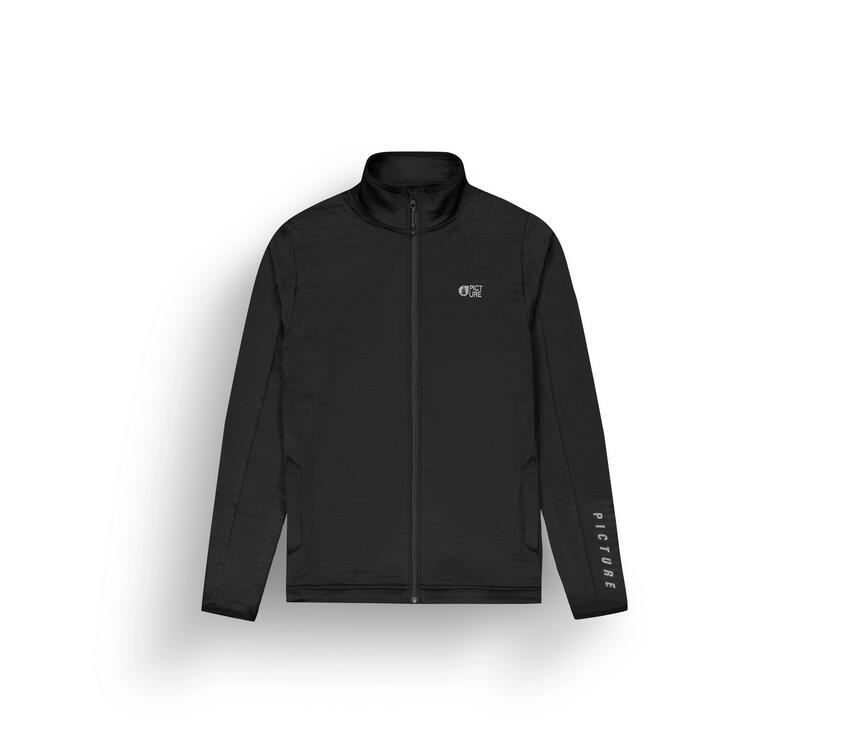 Polaire - ski - homme - légère respirante - bake grid fz - noir 5/5
