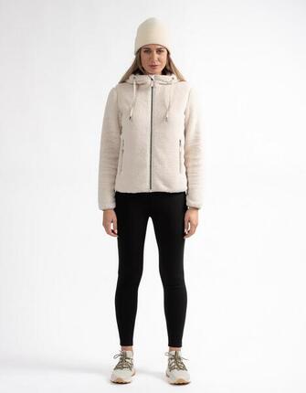 Polaire - montagne - femme - cintrée, microfibre - reckon - noir