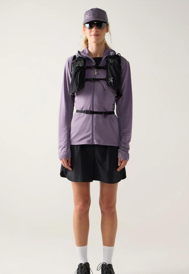 Polaire - randonnée - femmes - capuche - l.i.m mid - violet 4/5