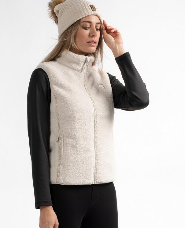 Polaire - randonnée - hommes - sans manches - rumble - beige 5/5