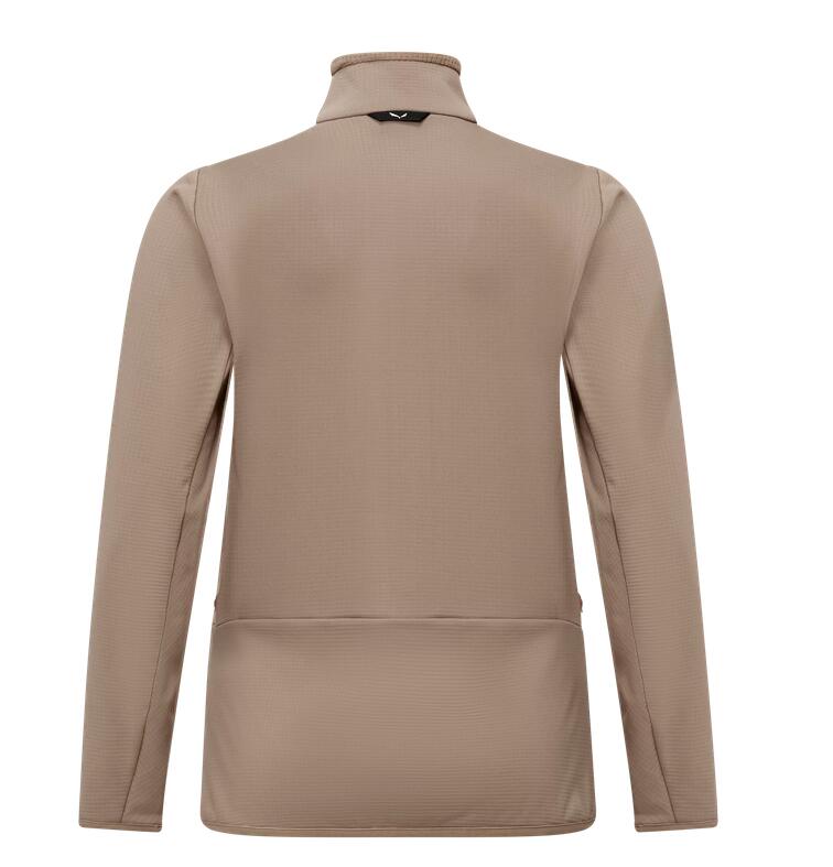 Veste polaire - Randonnée - Femmes - Polarlite Grid, coupe athlétique, beige 5/5