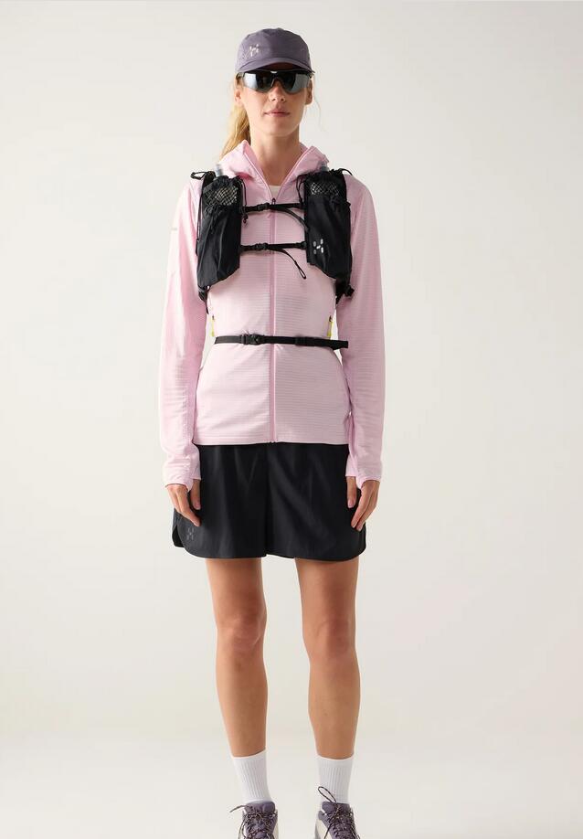 Polaire - femmes - légère à capuche - l.i.m mid multi ii - rose 4/5
