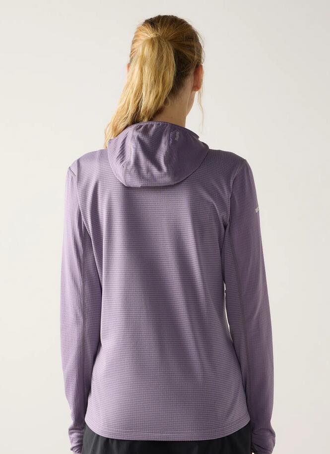 Polaire - randonnée - femmes - capuche - l.i.m mid - violet 2/5