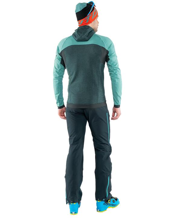 Veste polaire laine mérinos homme - Toor Wool Thermal Hoody - Bleu clair 4/4