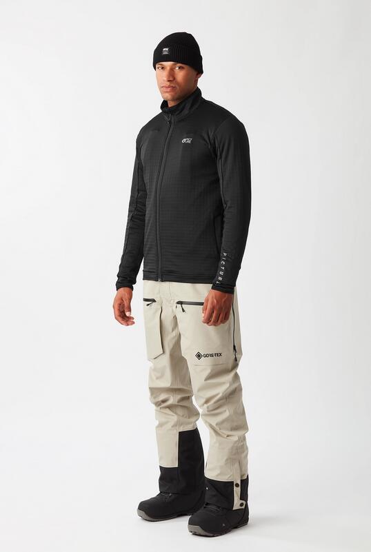Polaire - ski - homme - légère respirante - bake grid fz - noir 2/5