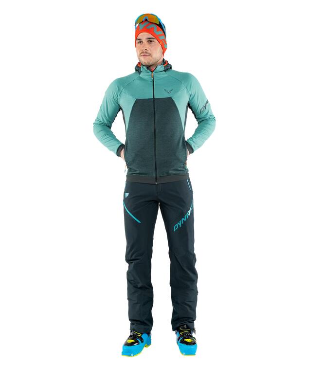 Veste polaire laine mérinos homme - Toor Wool Thermal Hoody - Bleu clair 3/4