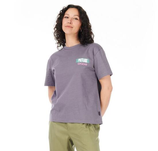 T-shirt - lifestyle - femmes - coton bio - castura - violet