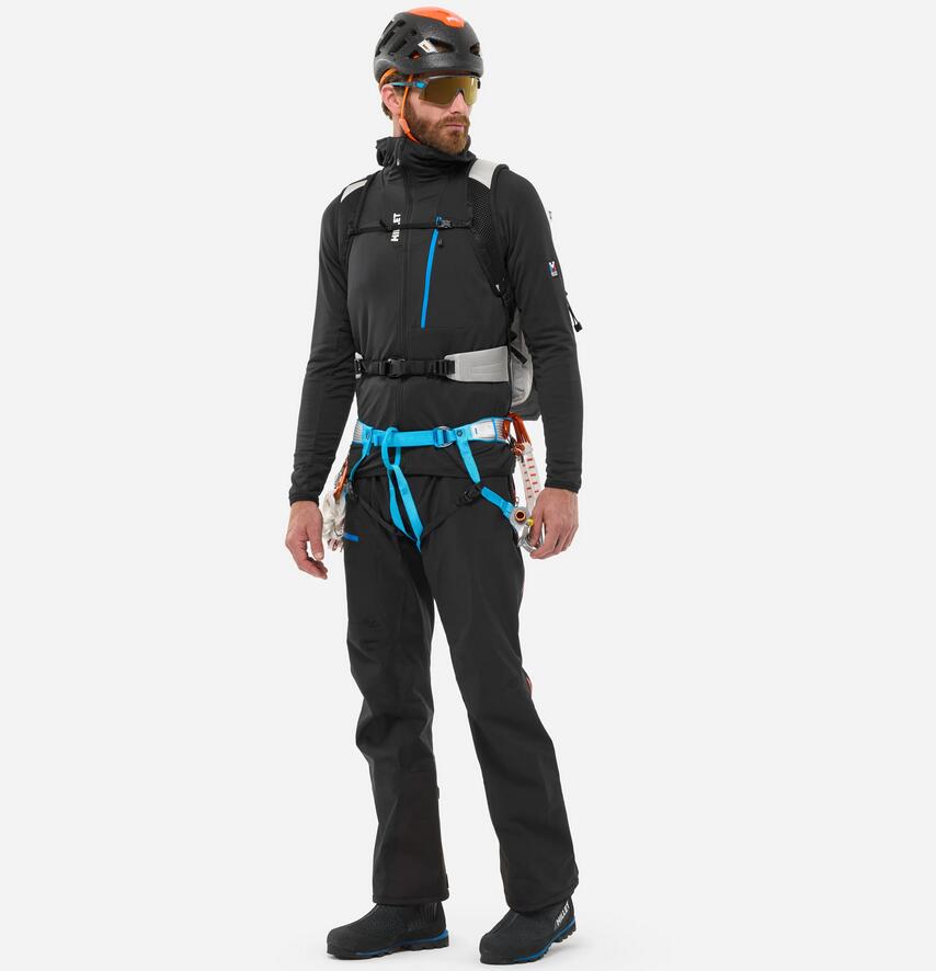 Polaire - montagne - homme - lightgrid, capuche - noir 2/5