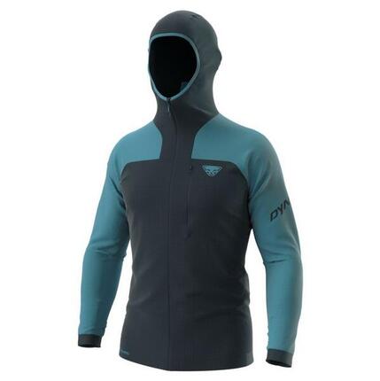 Veste polaire - ski alpinisme - hommes - polartec capuche - gris