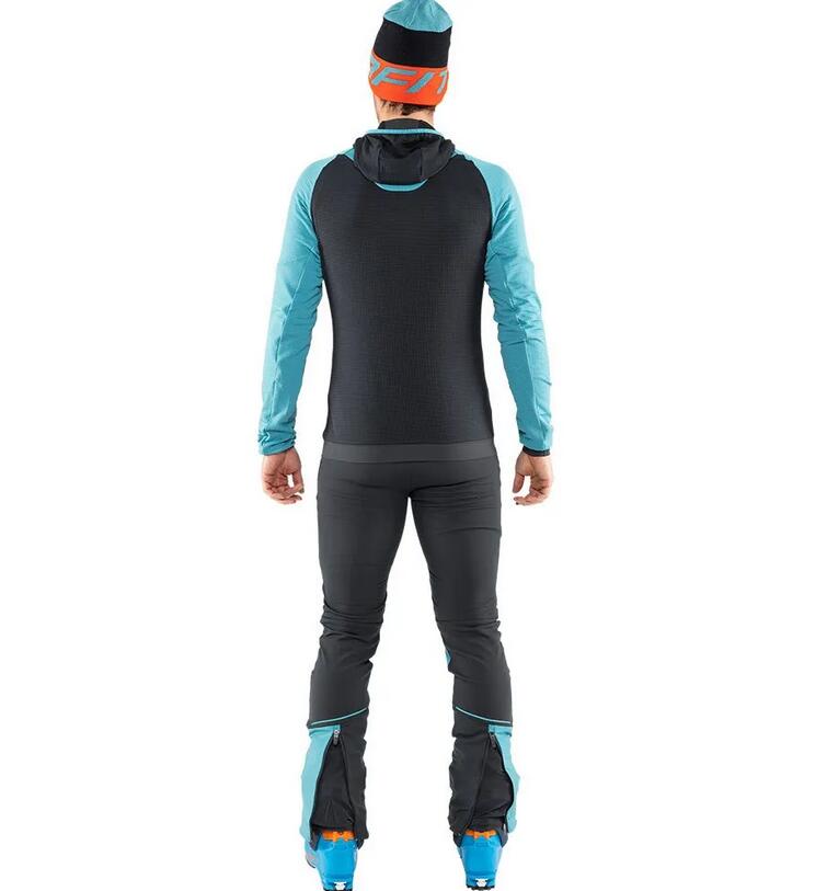 Veste polaire - ski alpinisme - hommes - polartec capuche - gris 3/3