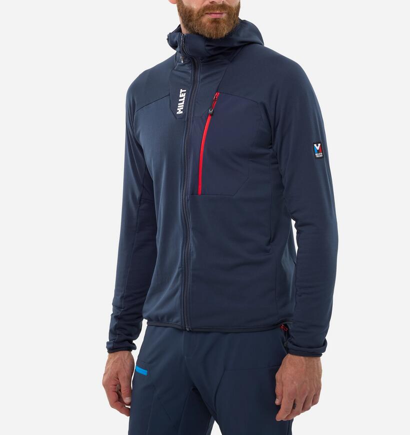 Polaire - alpinisme - hommes - respirante - lightgrid - bleu 2/4