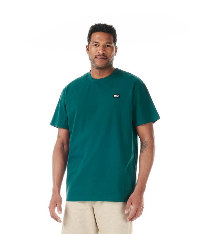 T-shirt - Outdoor - Hommes - Coton bio épais - Yorra - Bleu 2/5