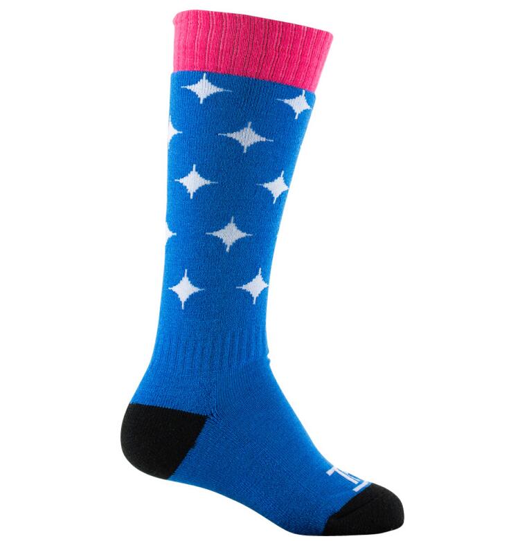 Chaussettes - Ski - Enfant - Renforcées, respirantes, mi-mollet - Diamond - Rose 3/3