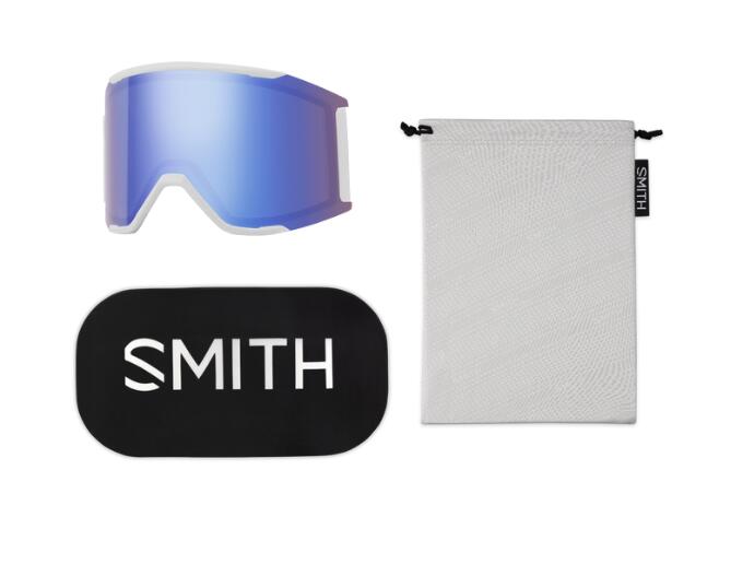 Smith Squad Mag Skibrille - White Vapor/Sun Black 5/5