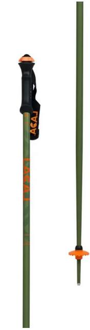 Bâtons de ski - alpin - mixte - alu 7075 tg Ø18 mm - vert 2/3