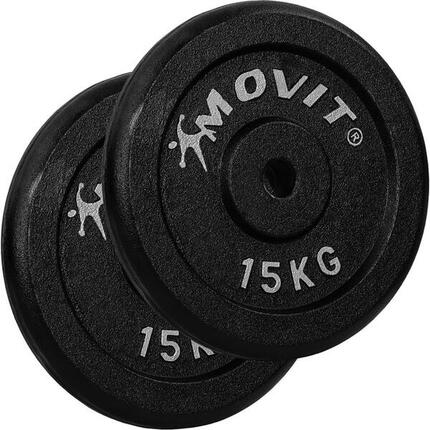 Set de disques 30/31 mm de musculation 2x15kg