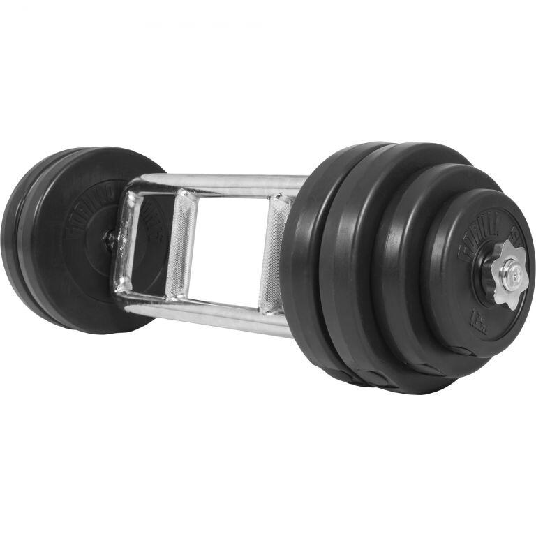 SET POUR TRICEPS AVEC DISQUES PLASTIQUE 35 KG | MUSCULATION 3/7