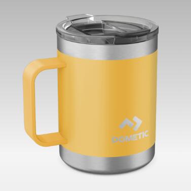 Mug isotherme - boissons - unisexe - double paroi 450 ml - jaune