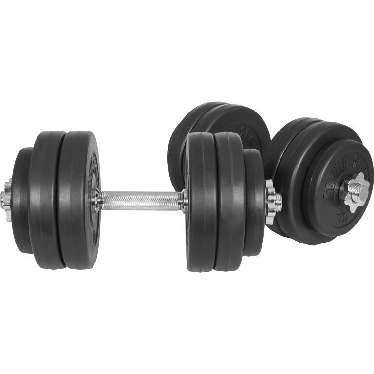 Set gantere cu discuri din ciment 30 kg - 30/31 mm
