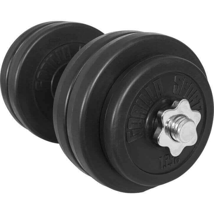 Set gantere cu discuri din ciment 30 kg - 30/31 mm