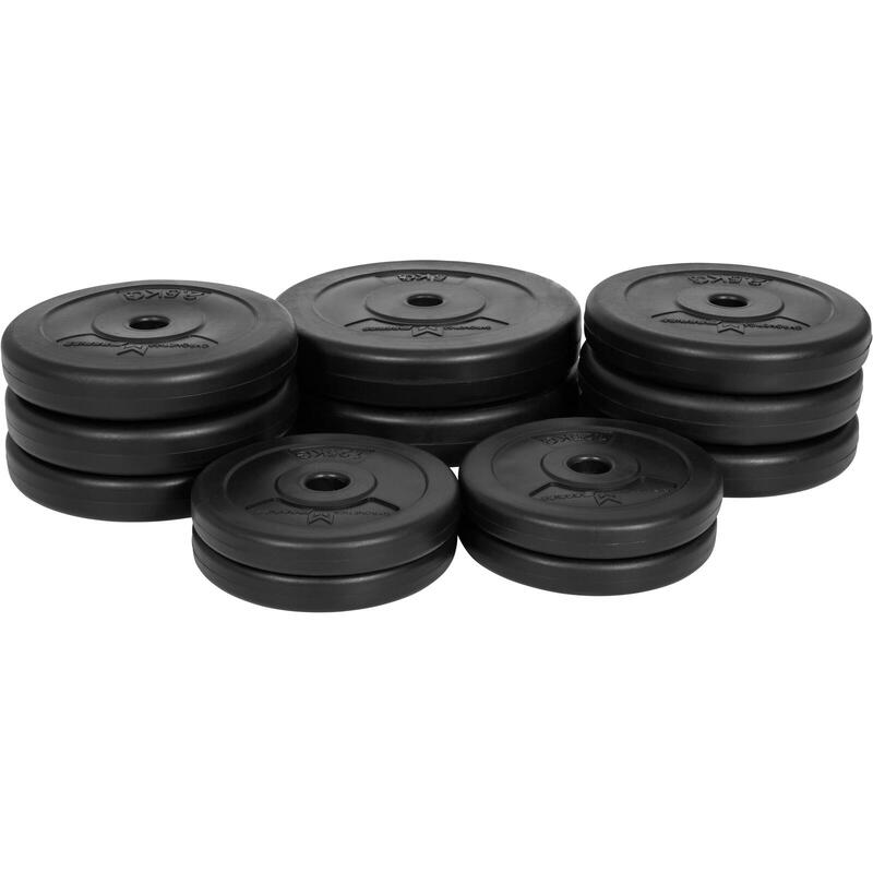 Set de discuri E-Series S 25mm 30 kg GYRONETICS