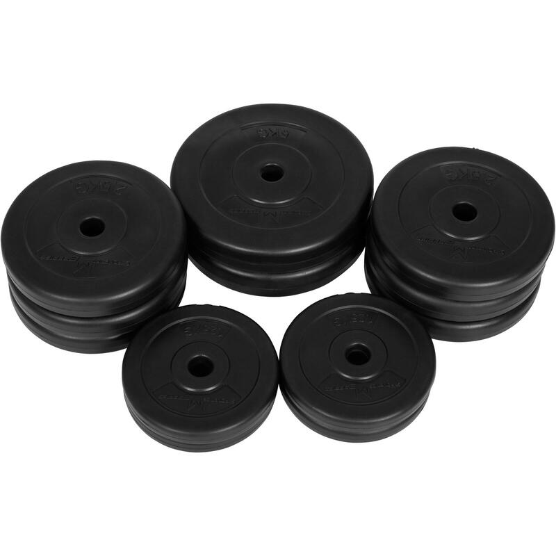 Set de discuri E-Series S 25mm 30 kg GYRONETICS