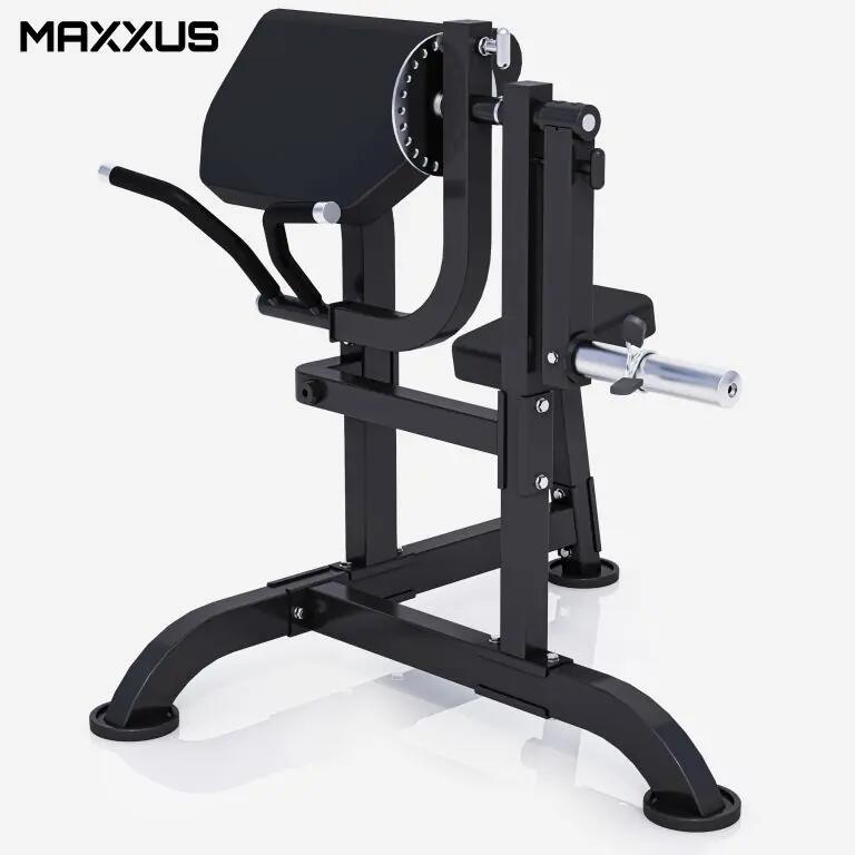 Banca Scott, banca biceps curl 2 in 1 Pro, negru, Maxxus