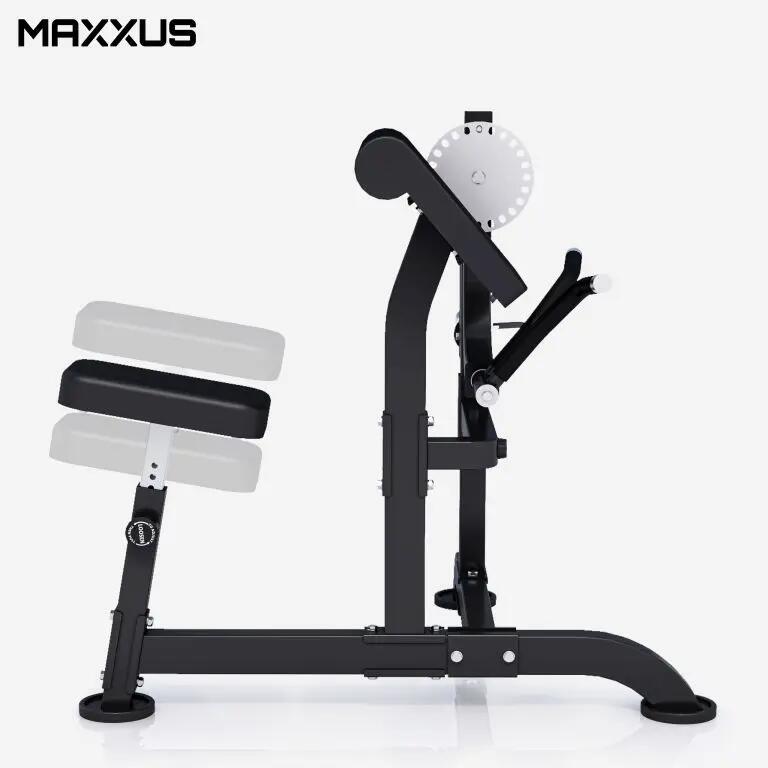 Banca Scott, banca biceps curl 2 in 1 Pro, negru, Maxxus