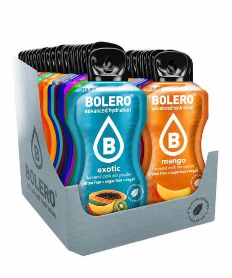 Bolero Mixed Packs (12x9g) Natural - Intra- & Post-Workout - Intra-Workout