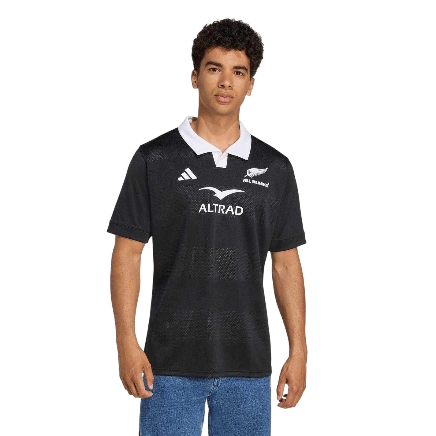 Adidas Unisex Adult 2025 New Zealand All Blacks Rugby Shirt