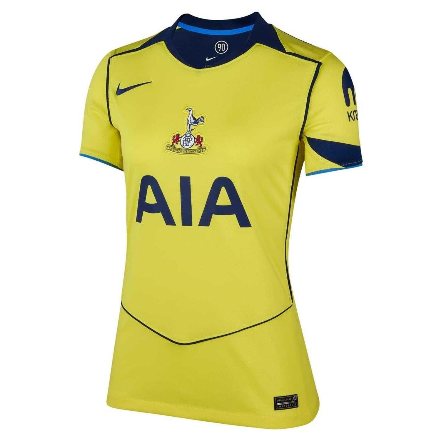 Nike Womens/Ladies Third Tottenham Hotspur FC Football Shirt