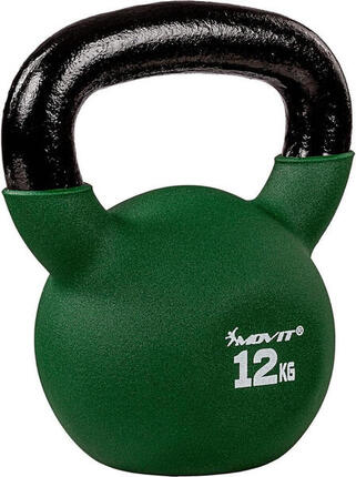 Kettlebell PRO - 2 - 24 kg, Kugelhantel aus Gusseisen mit Neoprenbeschichtung