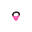 Kettlebell profesional, MOVIT®, 2 kg, fonta, roz