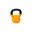 Kettlebell profesional, MOVIT®, 6 kg, fonta, orange
