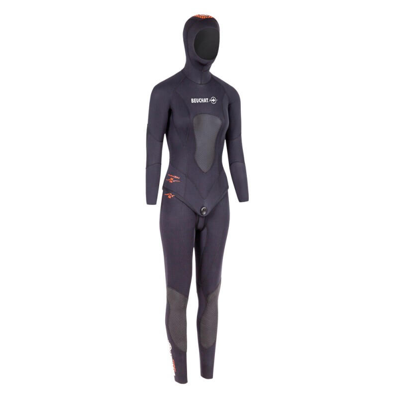 Damska bluza z kapturem do nurkowania Beuchat Athena 5 mm 2/7