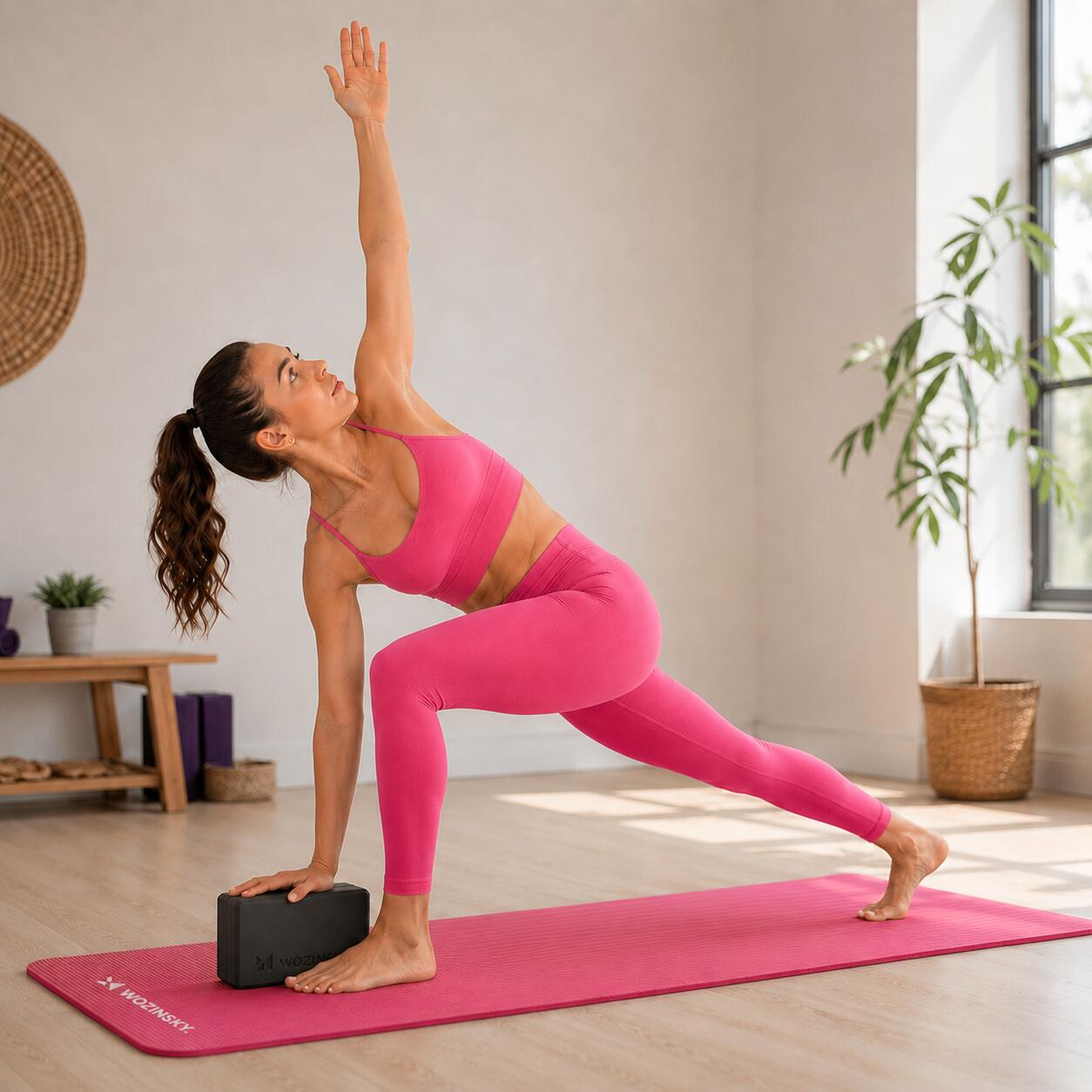 Yoga-Würfel für Pilates Wozinsky Dehnübungen Schaumstoffwürfel Yoga Fitness 6/6