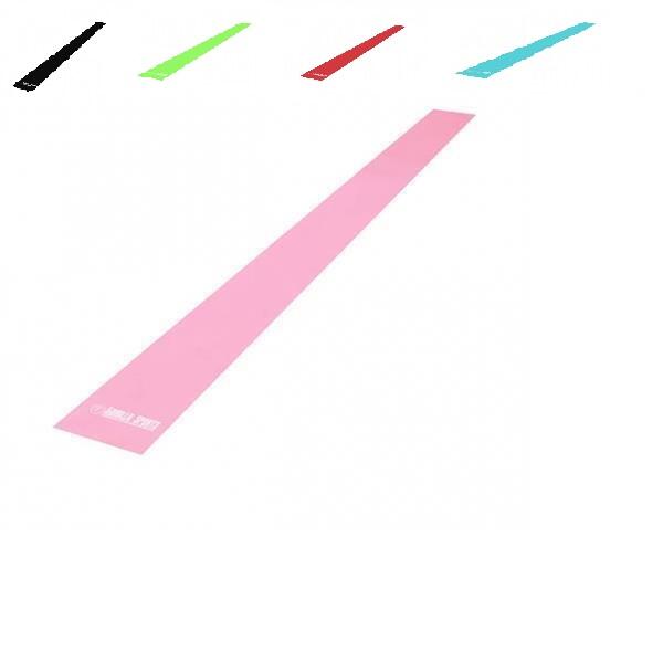 Banda lată de fitness din latex 120 cm Roz