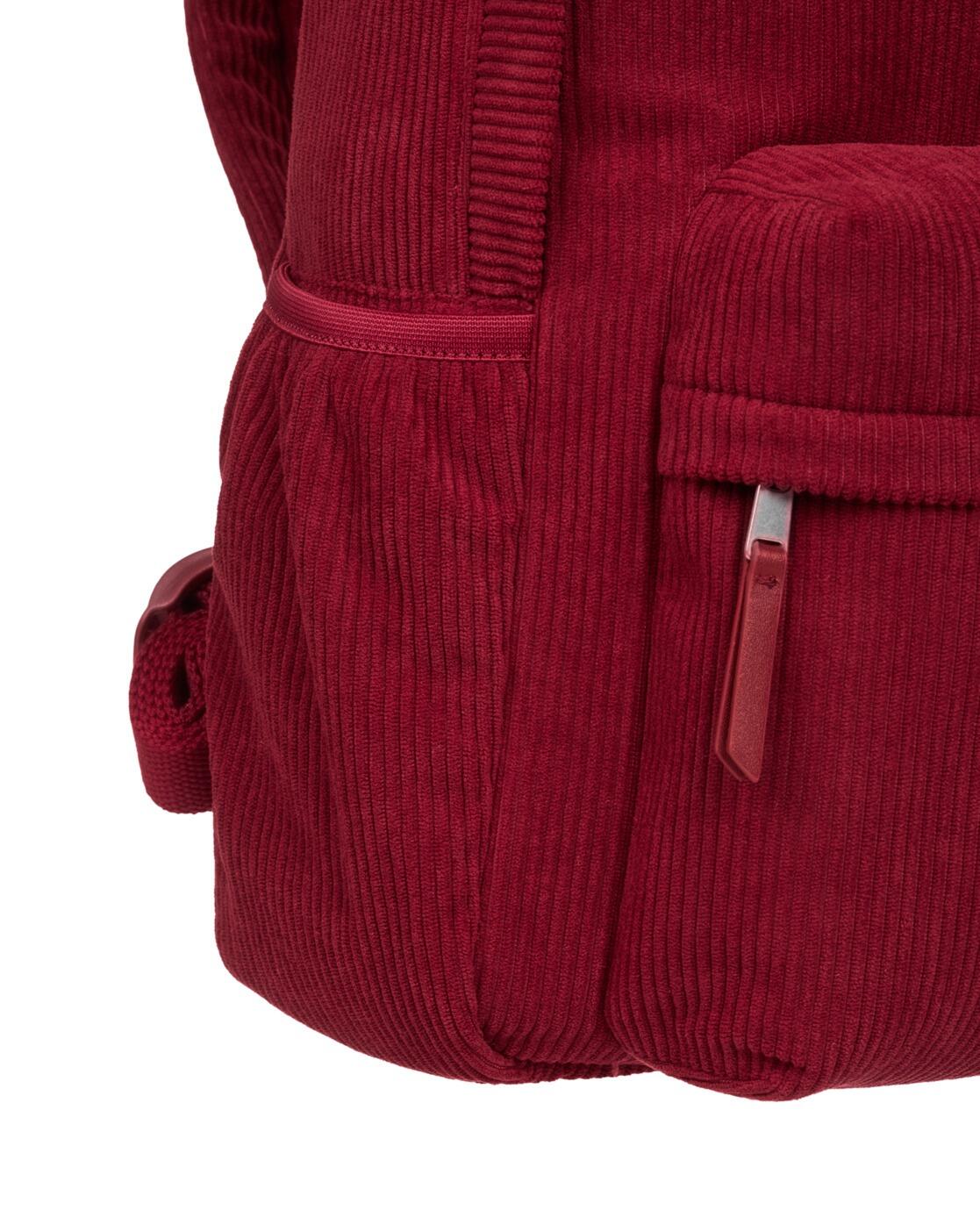 Mochila pequeña de pana ECHOES CORD 19L Rojo Mujer 3/4