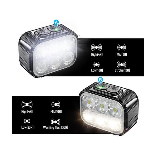 Set de iluminare pentru biciclete, reîncărcabil prin USB